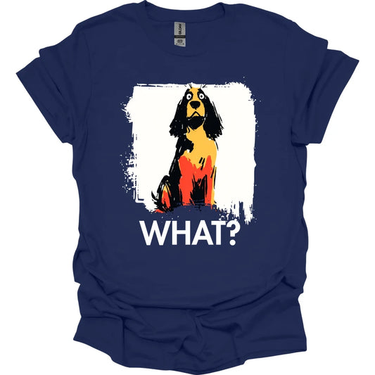 Cocker Spaniel - What Dog T-Shirt - Navy