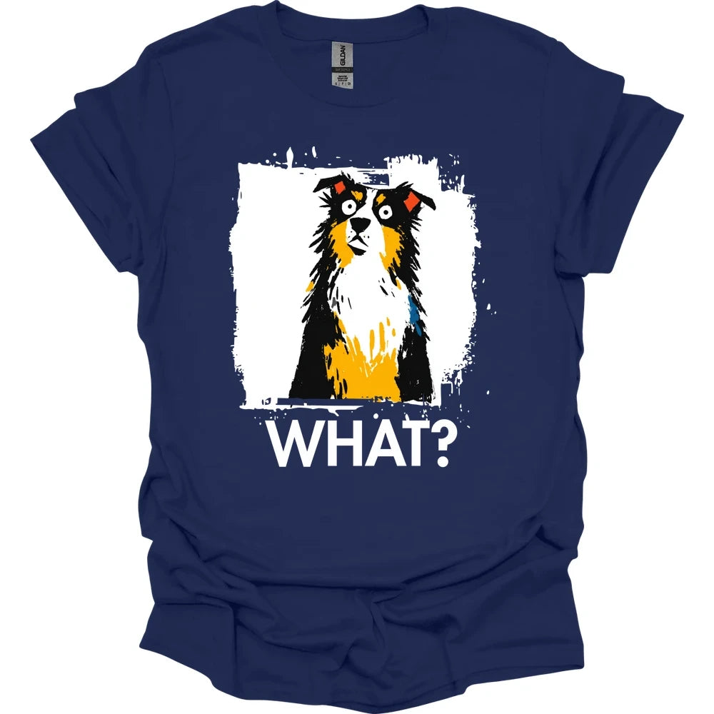 Australian Shepherd - What Dog T-Shirt - Navy