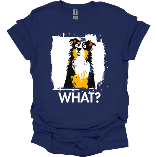 Australian Shepherd - What Dog T-Shirt - Navy