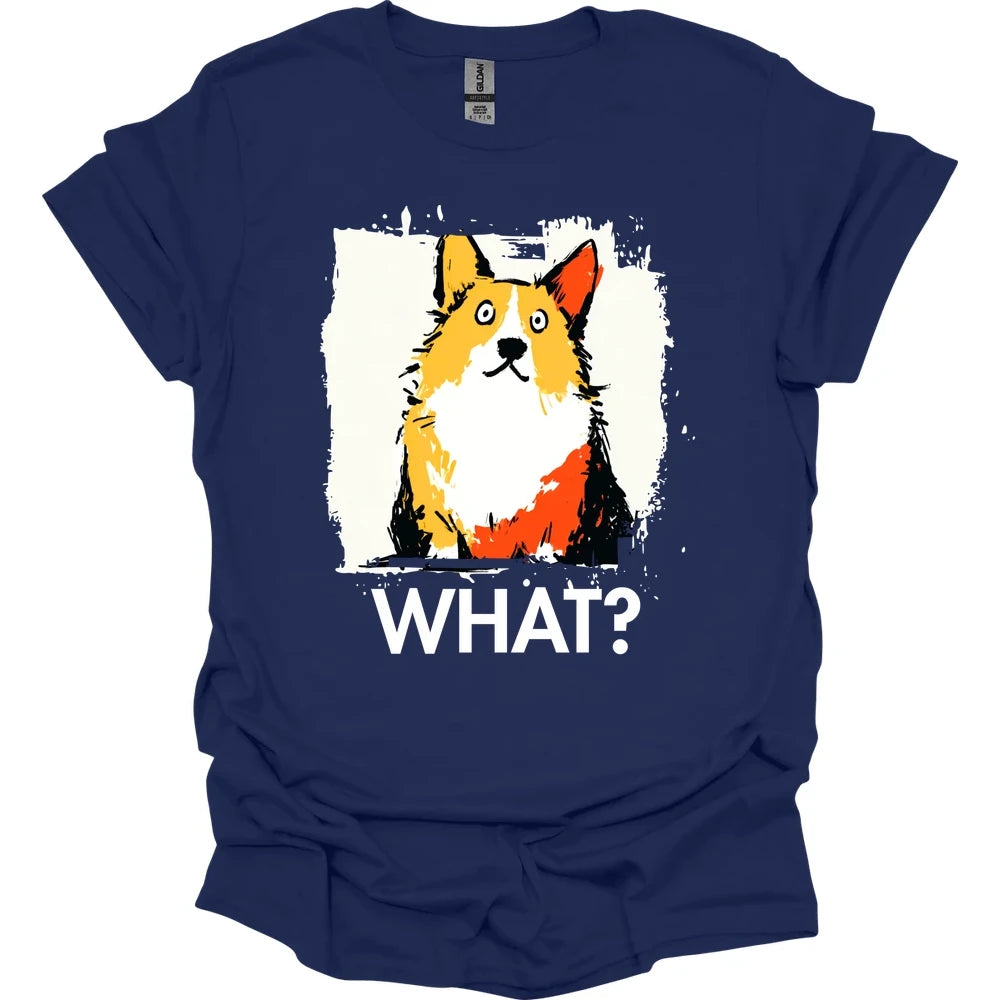 Corgi - What Dog T-Shirt - Navy