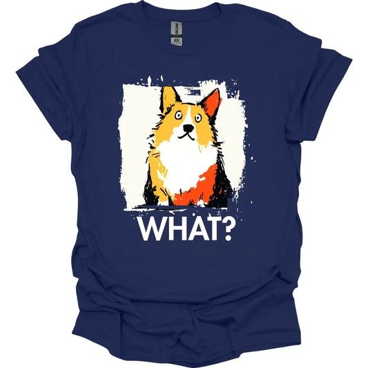 Corgi - What Dog T-Shirt - Navy