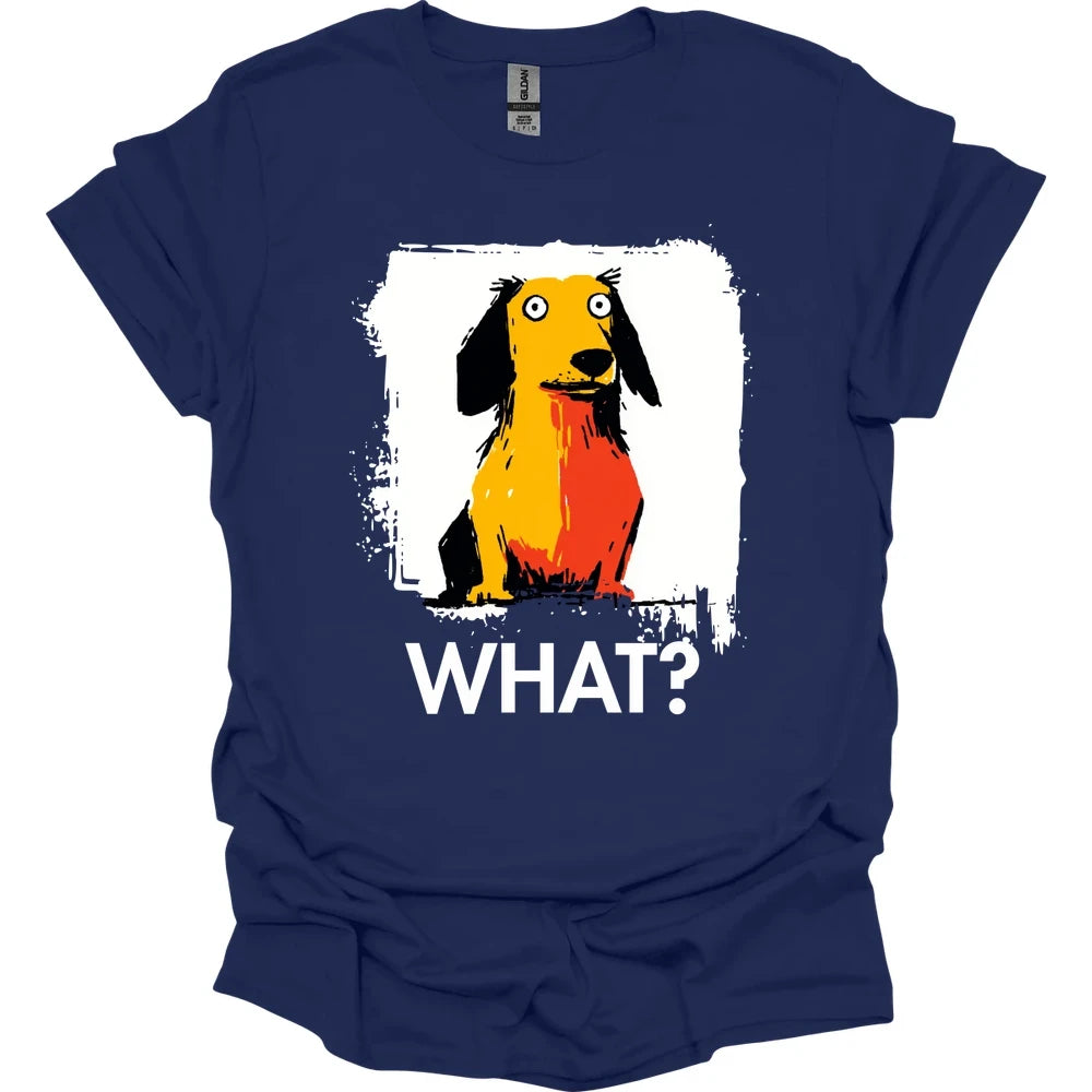 Dachshund - What Dog T-Shirt - Navy