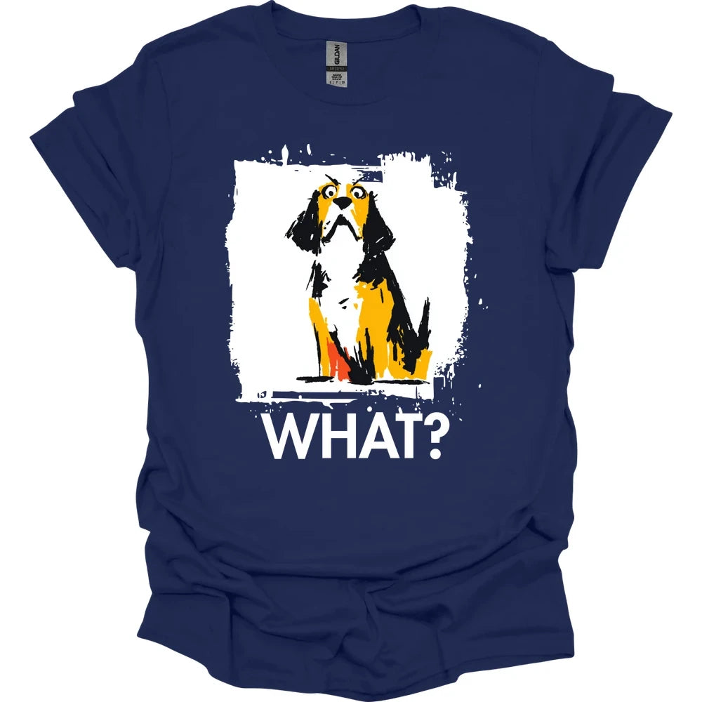 Beagle - What Dog T-Shirt - Navy