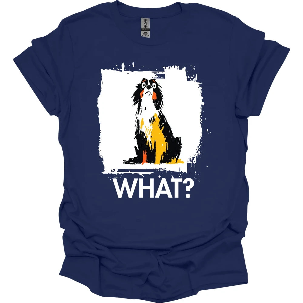 English Springer Spaniel - What Dog T-Shirt - Navy