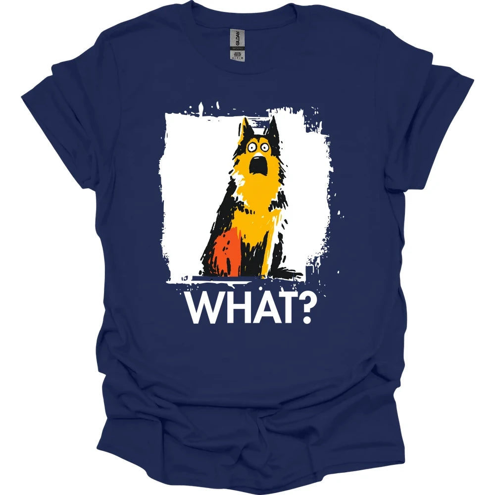 German Shepherd - What Dog T-Shirt - Navy