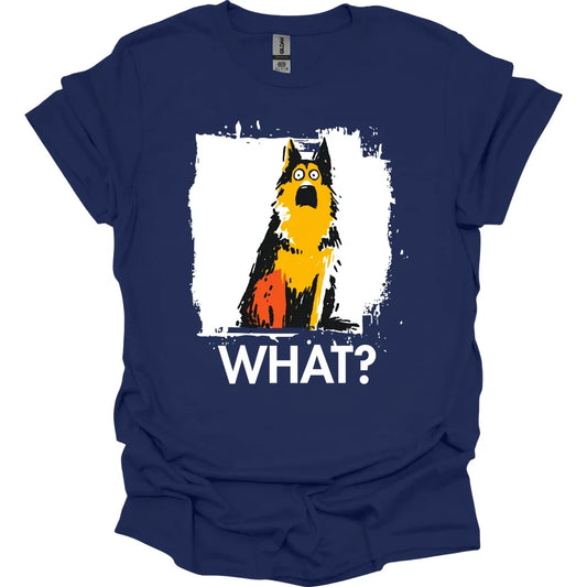 German Shepherd - What Dog T-Shirt - Navy