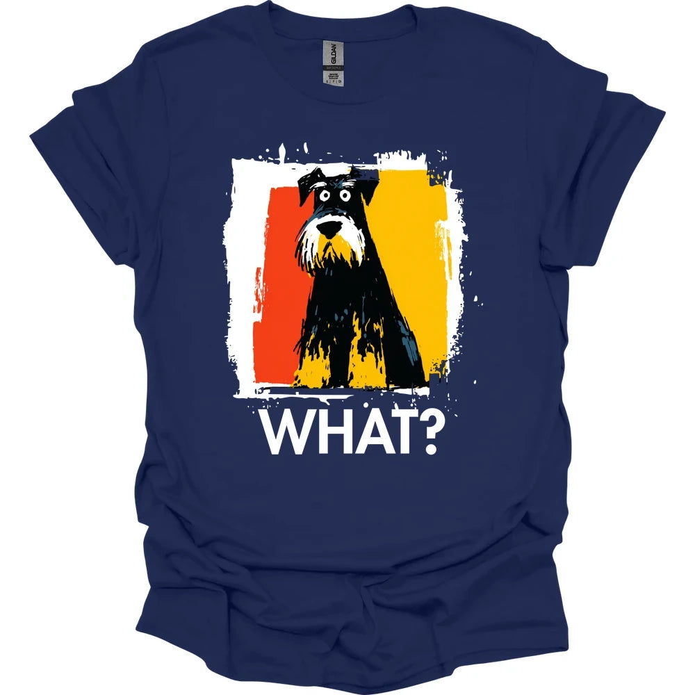 Giant Schnauzer - What Dog T-Shirt - Navy