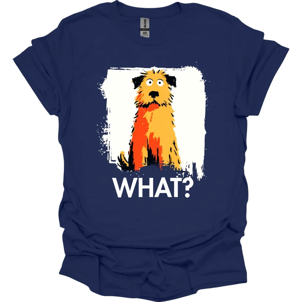 Golden Doodle - What Dog T-Shirt - Navy