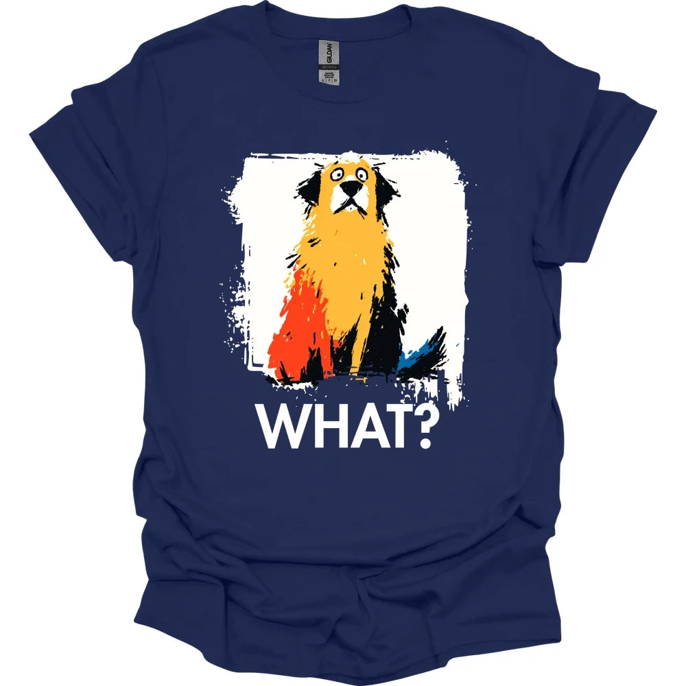 Golden Retriever - What Dog T-Shirt - Navy