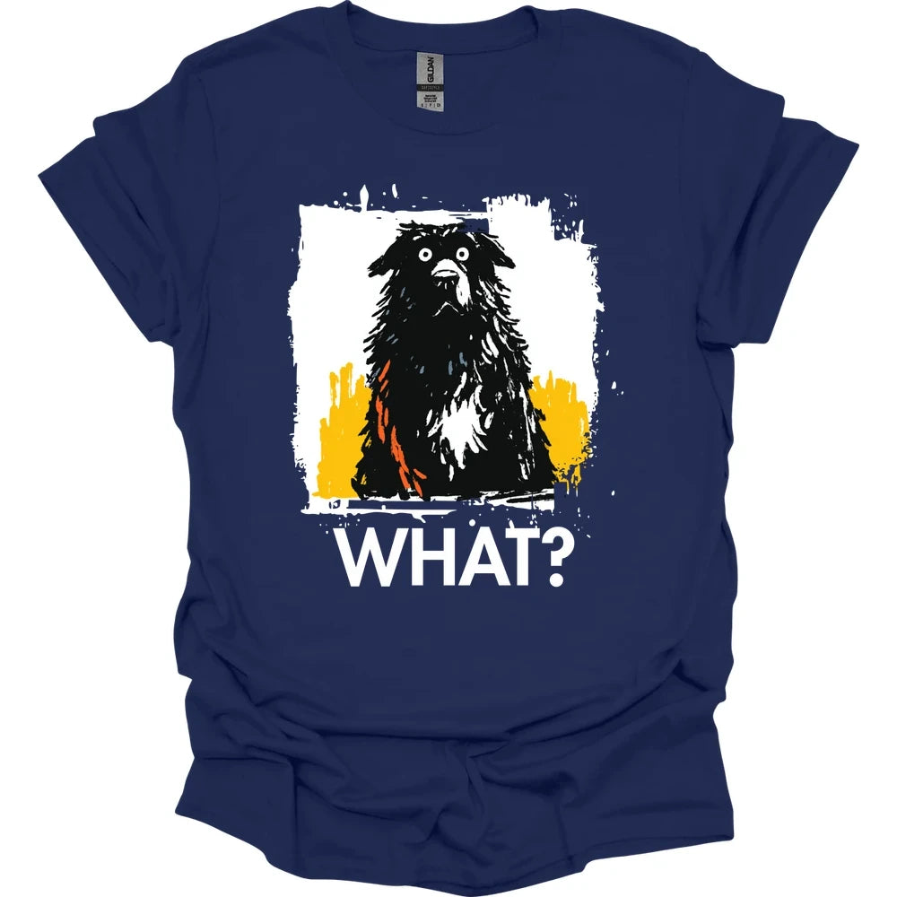 Newfoundland - What Dog T-Shirt - Navy