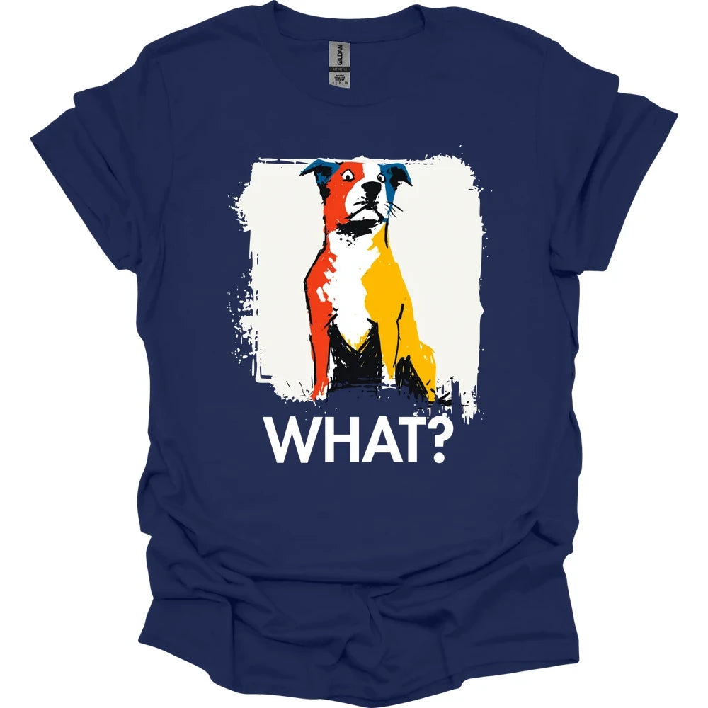 Pitbull - What Dog T-Shirt - Navy