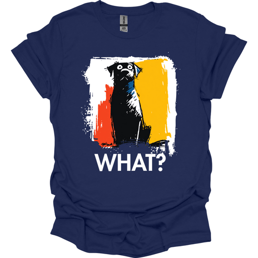 Black Labrador - What Dog T-Shirt - Navy