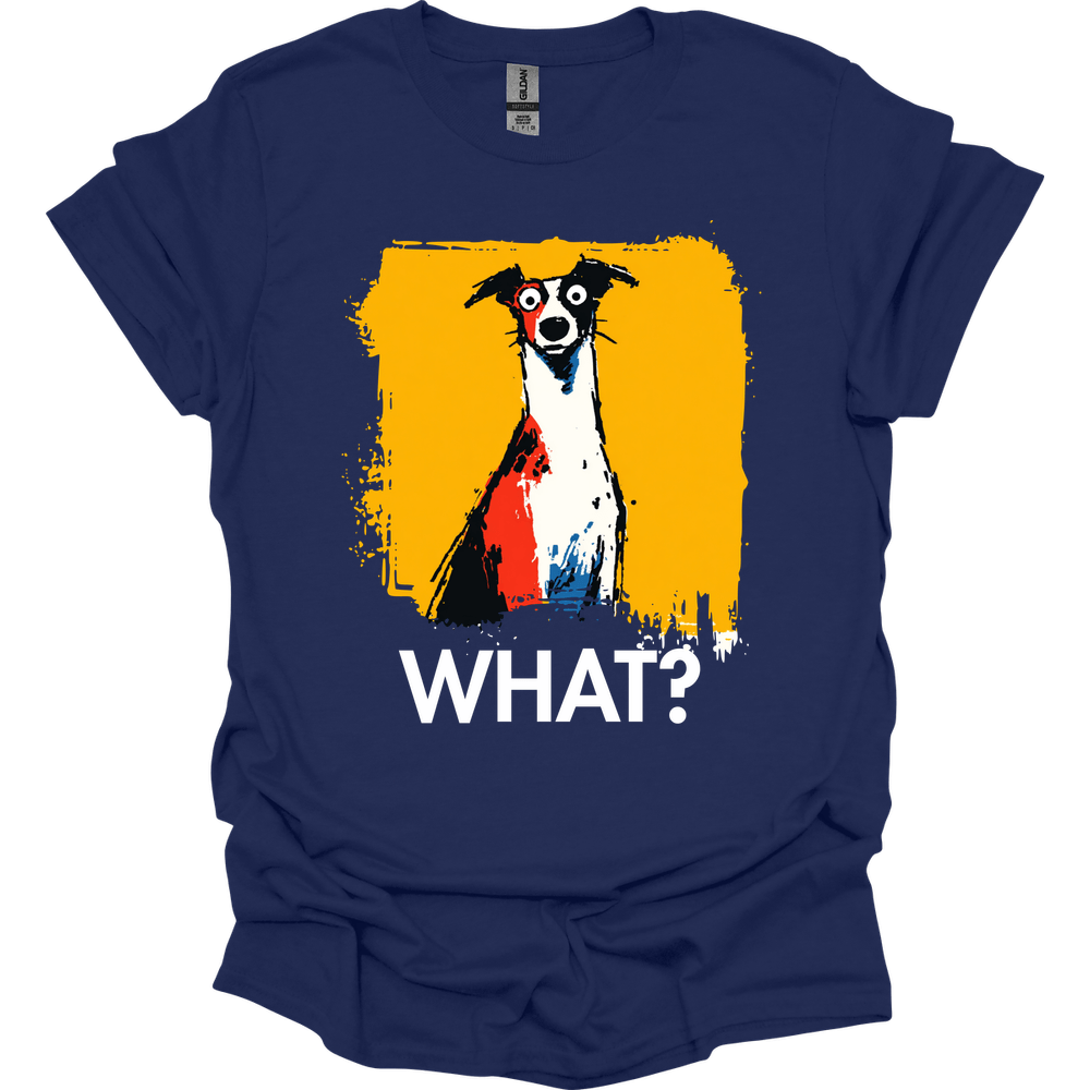 Italian Greyhound - What Dog T-Shirt - Navy