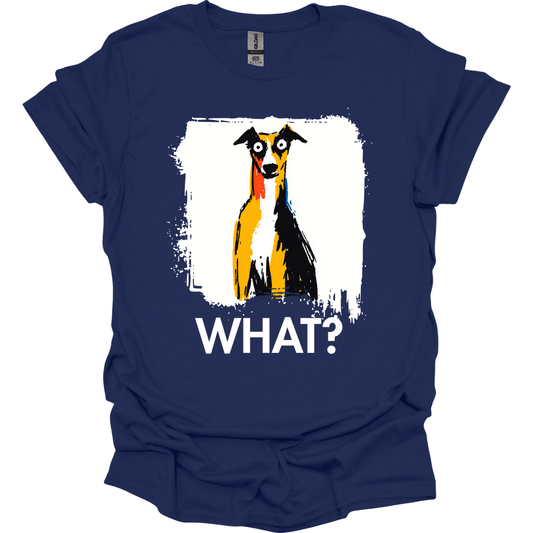 Whippet - What Dog T-Shirt - Navy