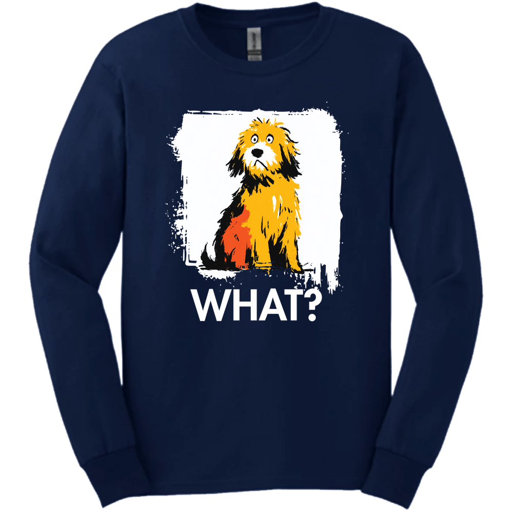 Cockapoo - What Dog Long Sleeve Tee - Navy