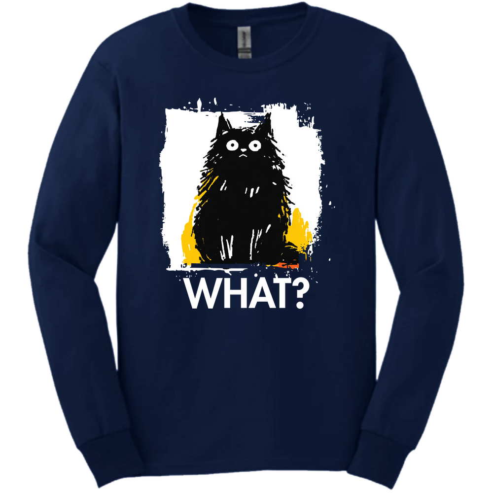 Schipperke - What Dog Long Sleeve Tee - Navy