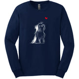 Shih Tzu - Sketch Dog Long Sleeve Tee