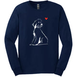 Portuguese Water Dog - Sketch Dog Long Sleeve Tee