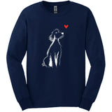 Goldendoodle - Sketch Dog Long Sleeve Tee