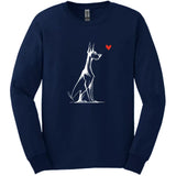 Doberman - Sketch Dog Long Sleeve Tee