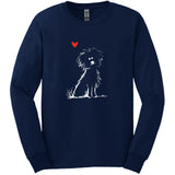 Bichon Frise - Sketch Dog Long Sleeve Tee