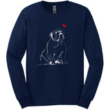Bulldog - Sketch Dog Long Sleeve Tee