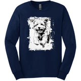 Bichon Frise - Running Dog Long Sleeve Tee