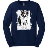 Border Collie - Running Dog Long Sleeve Tee