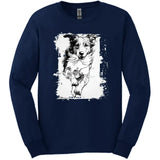 Brittany - Running Dog Long Sleeve Tee