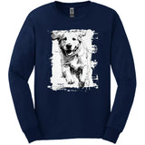 Golden Retriever - Running Dog Long Sleeve Tee