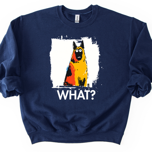 Belgian Malinois - What Dog Sweater - Navy