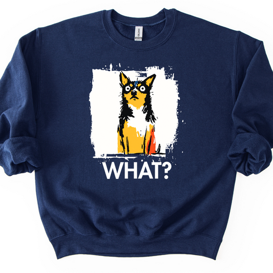 Chihuahua - What Dog Sweater - Navy