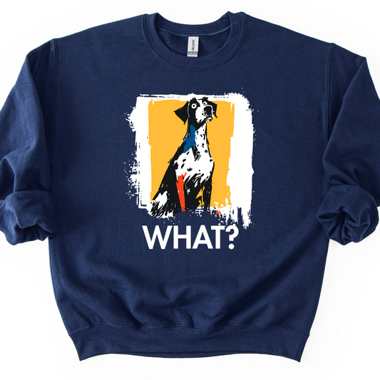 German Shorthaired Pointer - What Dog Sweater - Navy