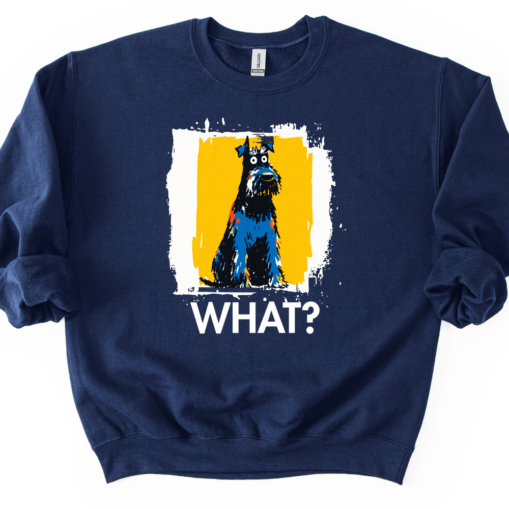 Kerry Blue Terrier - What Dog Sweater - Navy