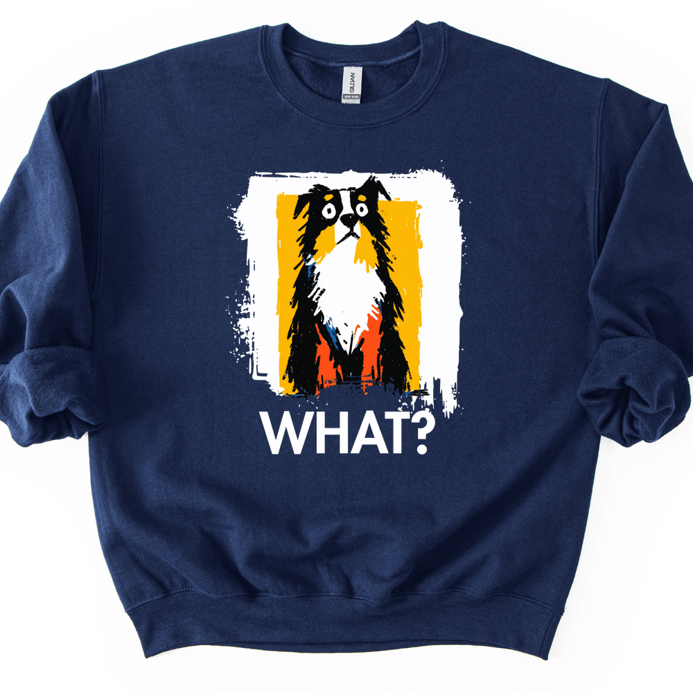Miniature American Shepherd - What Dog Sweater - Navy