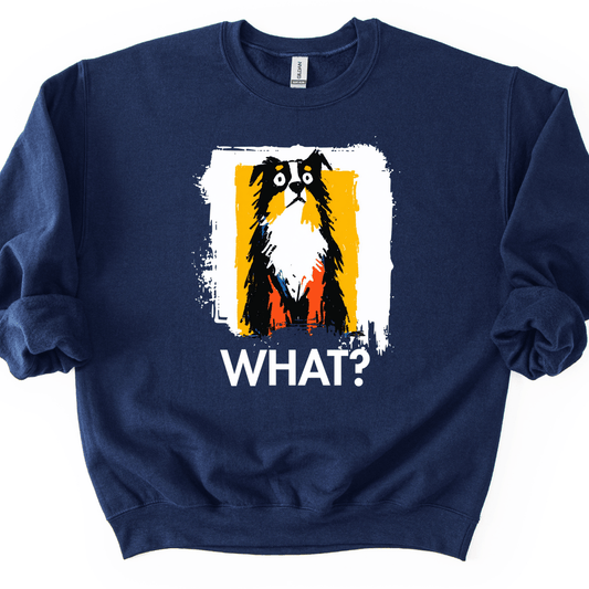 Miniature American Shepherd - What Dog Sweater - Navy