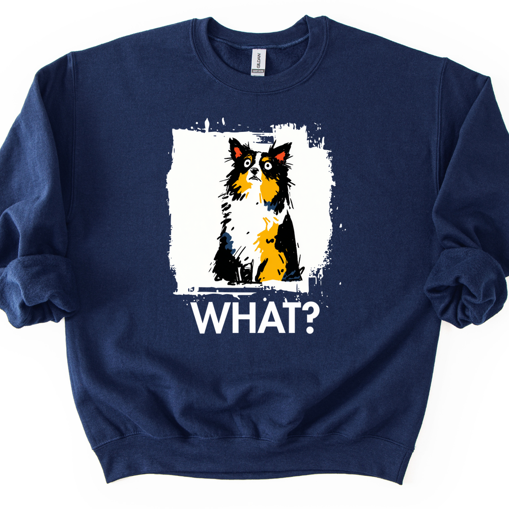 Papillon - What Dog Sweater - Navy