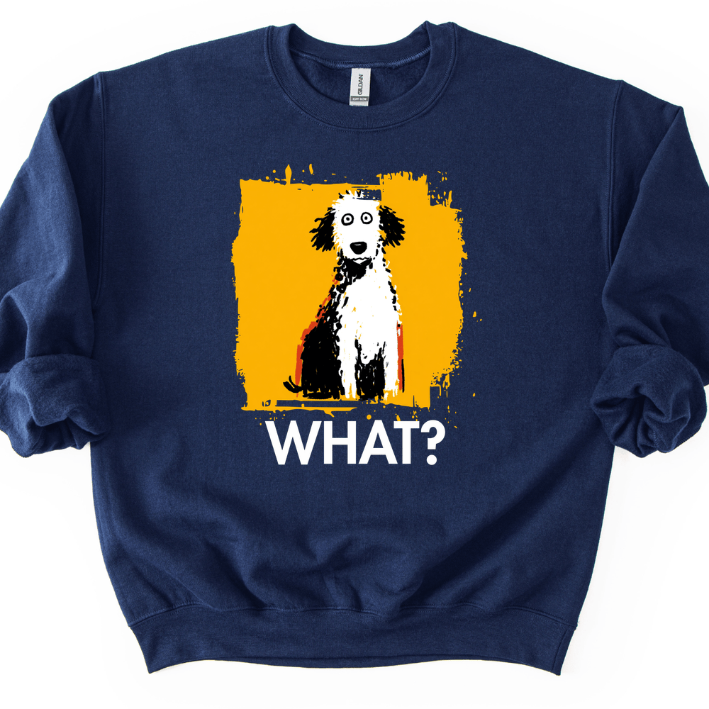 Poodle - What Dog Sweater - Navy