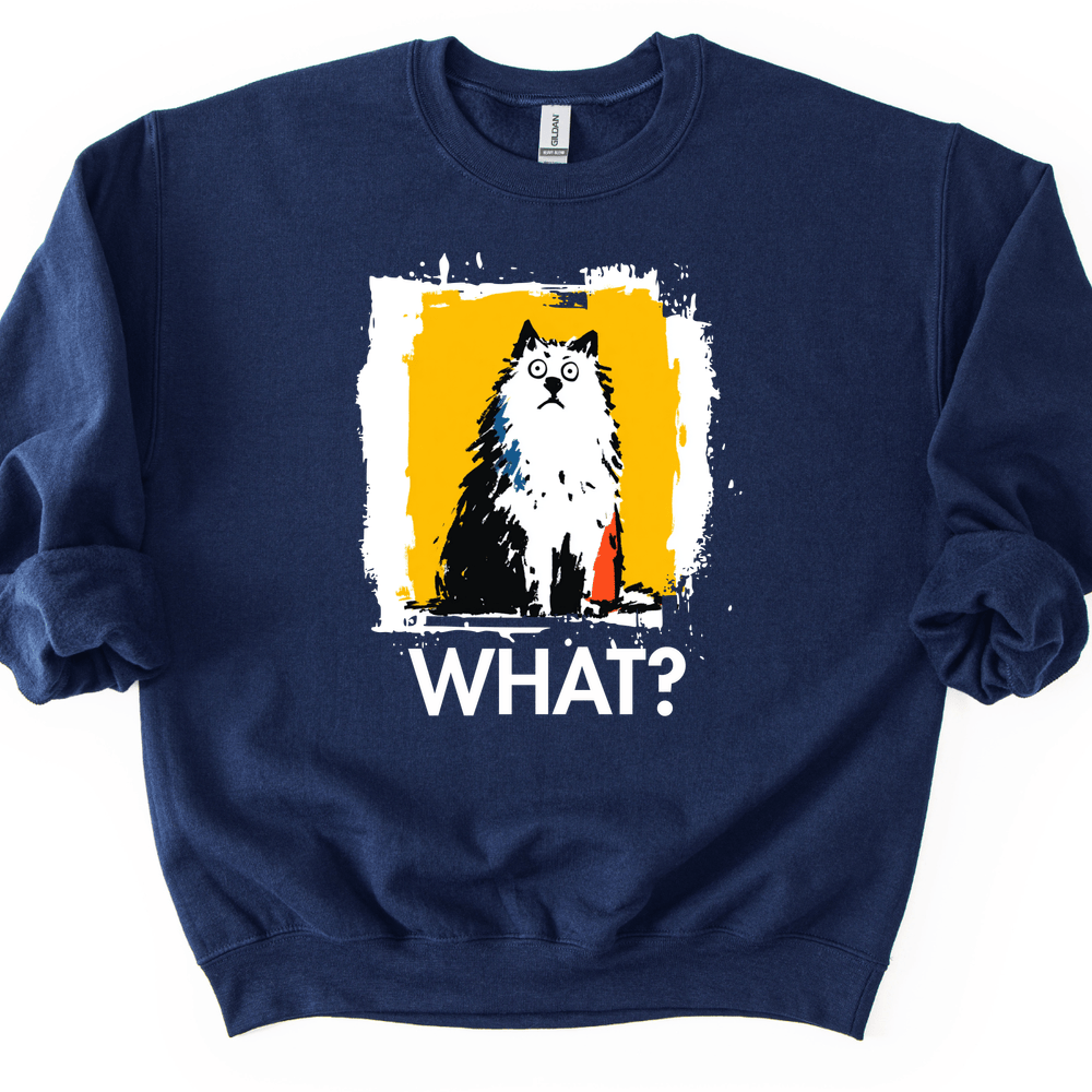 Samoyed - What Dog Sweater - Navy