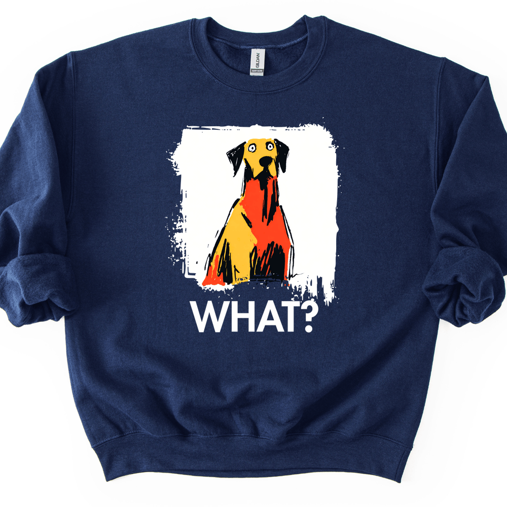 Vizsla - What Dog Sweater - Navy