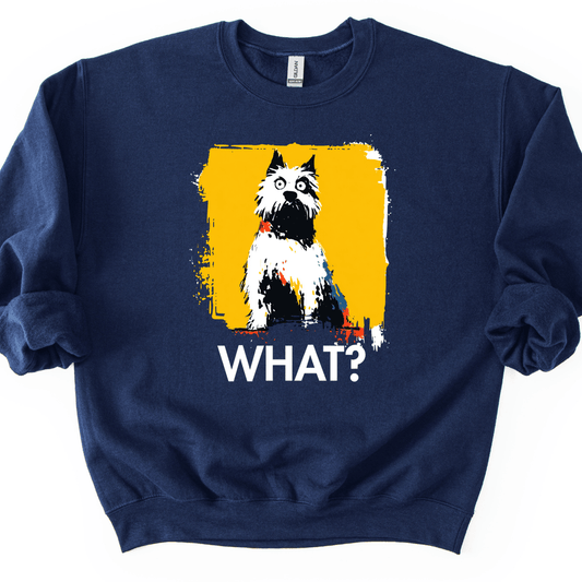 West Highland White Terrier - What Dog Sweater - Navy