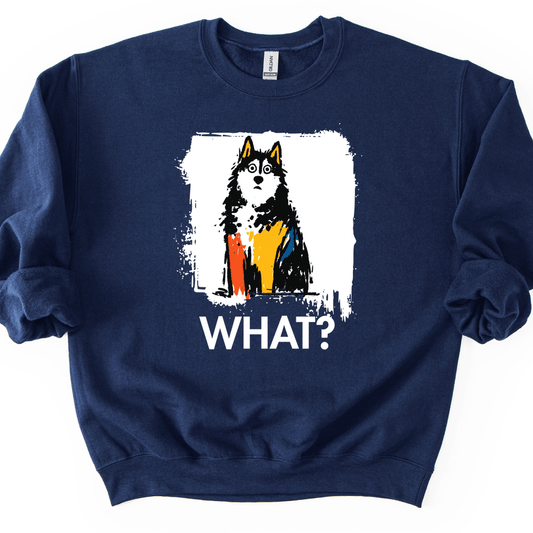 Alaskan Malamute - What Dog Sweater - Navy