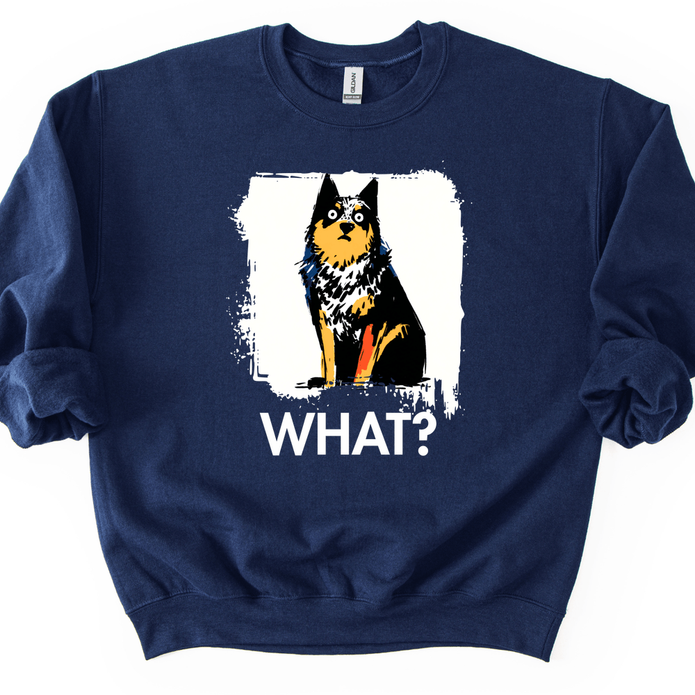 Australian Cattle Dog - What Dog Sweater - Navy