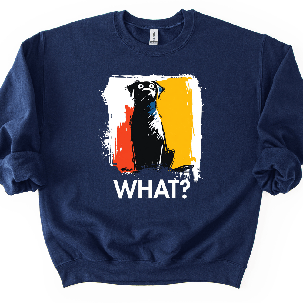 Black Labrador - What Dog Sweater - Navy