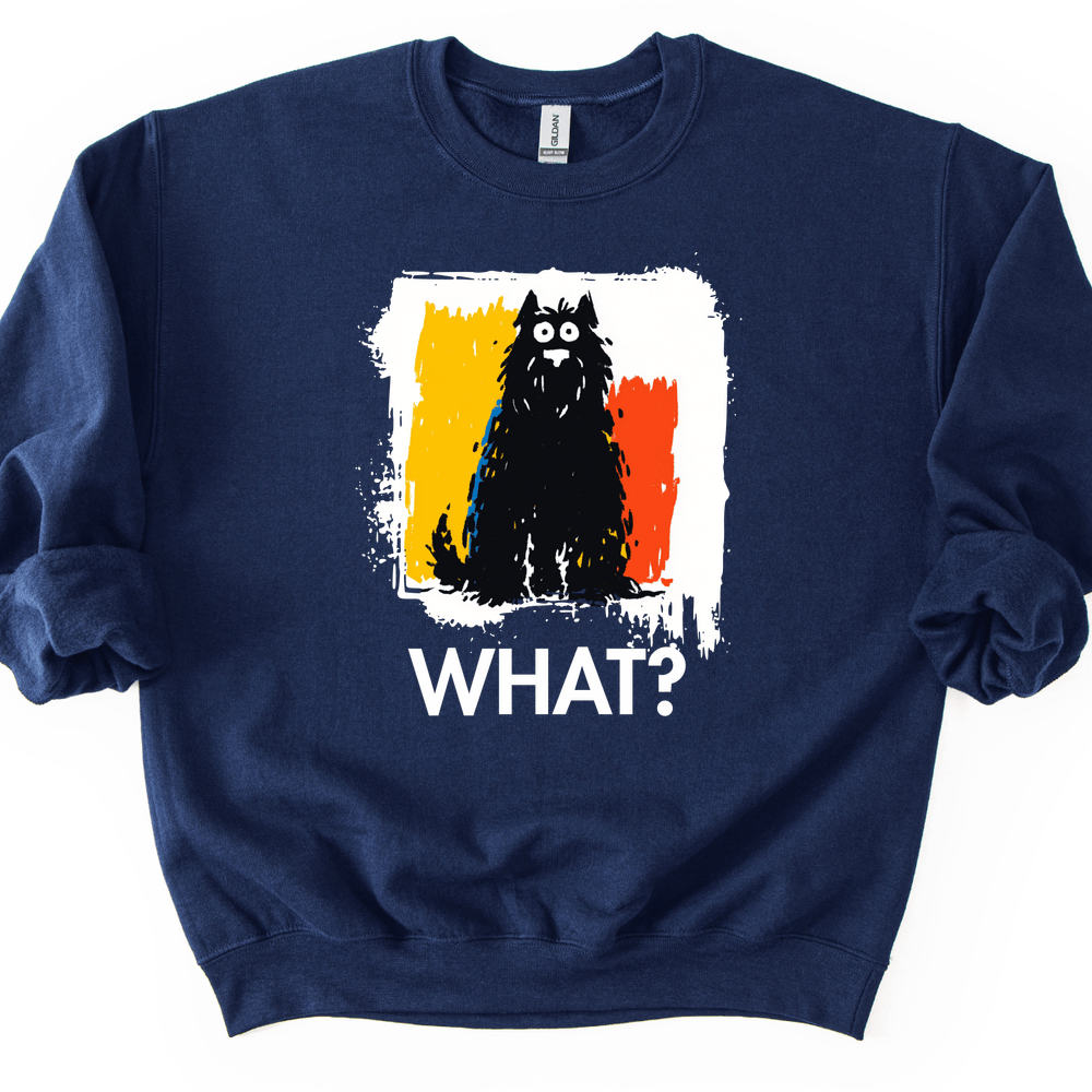 Bouvier Des Flanders - What Dog Sweater - Navy