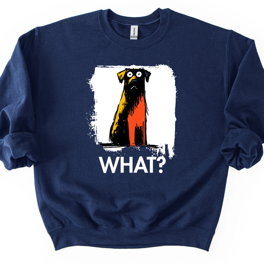 Chocolate Labrador - What Dog Sweater - Navy