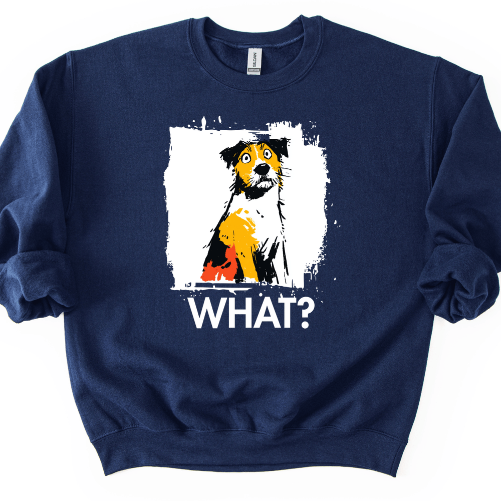 Jack Russell - What Dog Sweater - Navy
