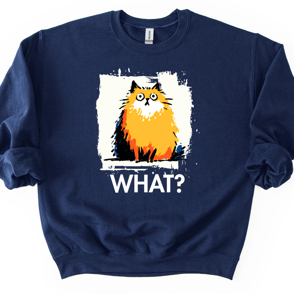 Pomeranian - What Dog Sweater - Navy