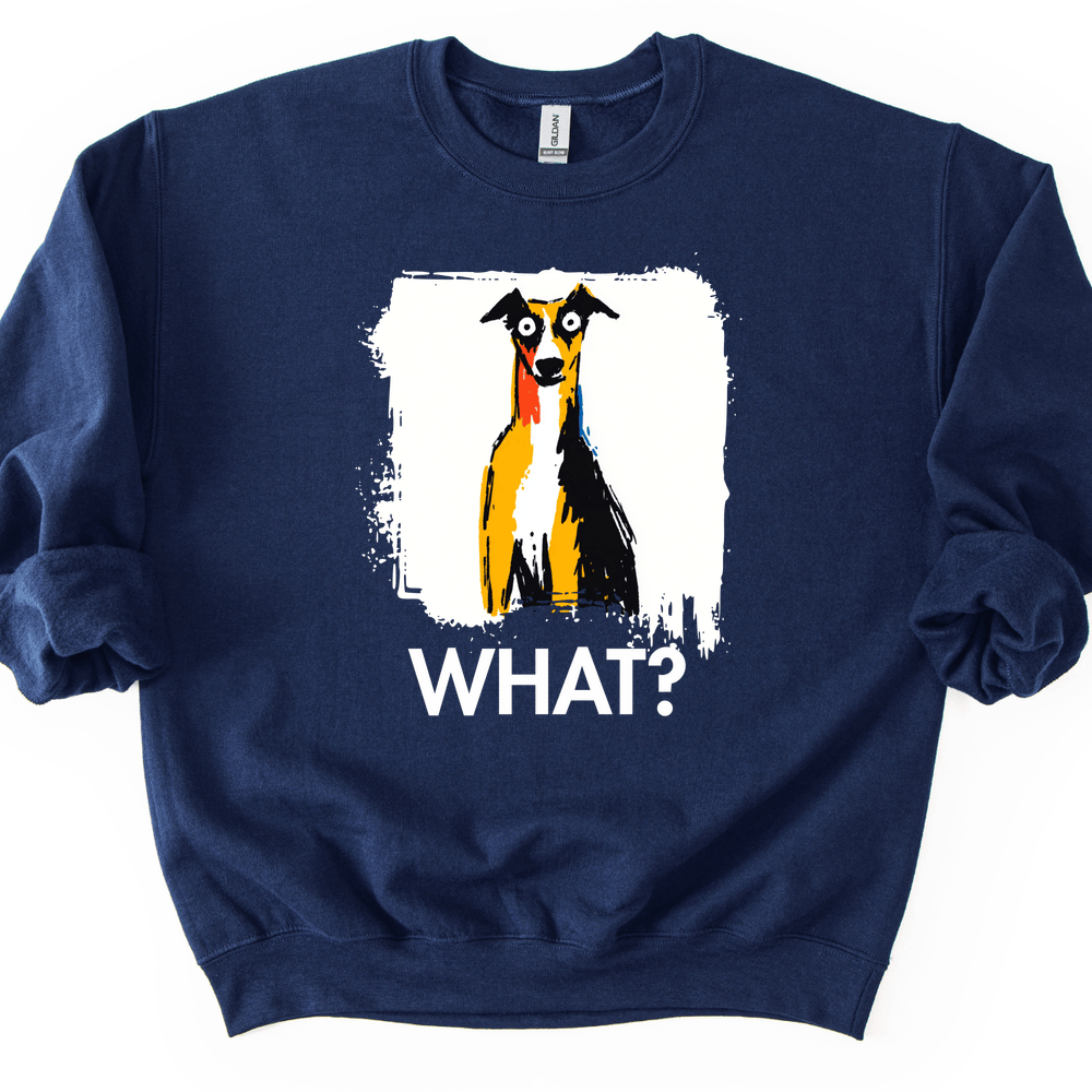 Whippet - What Dog Sweater - Navy