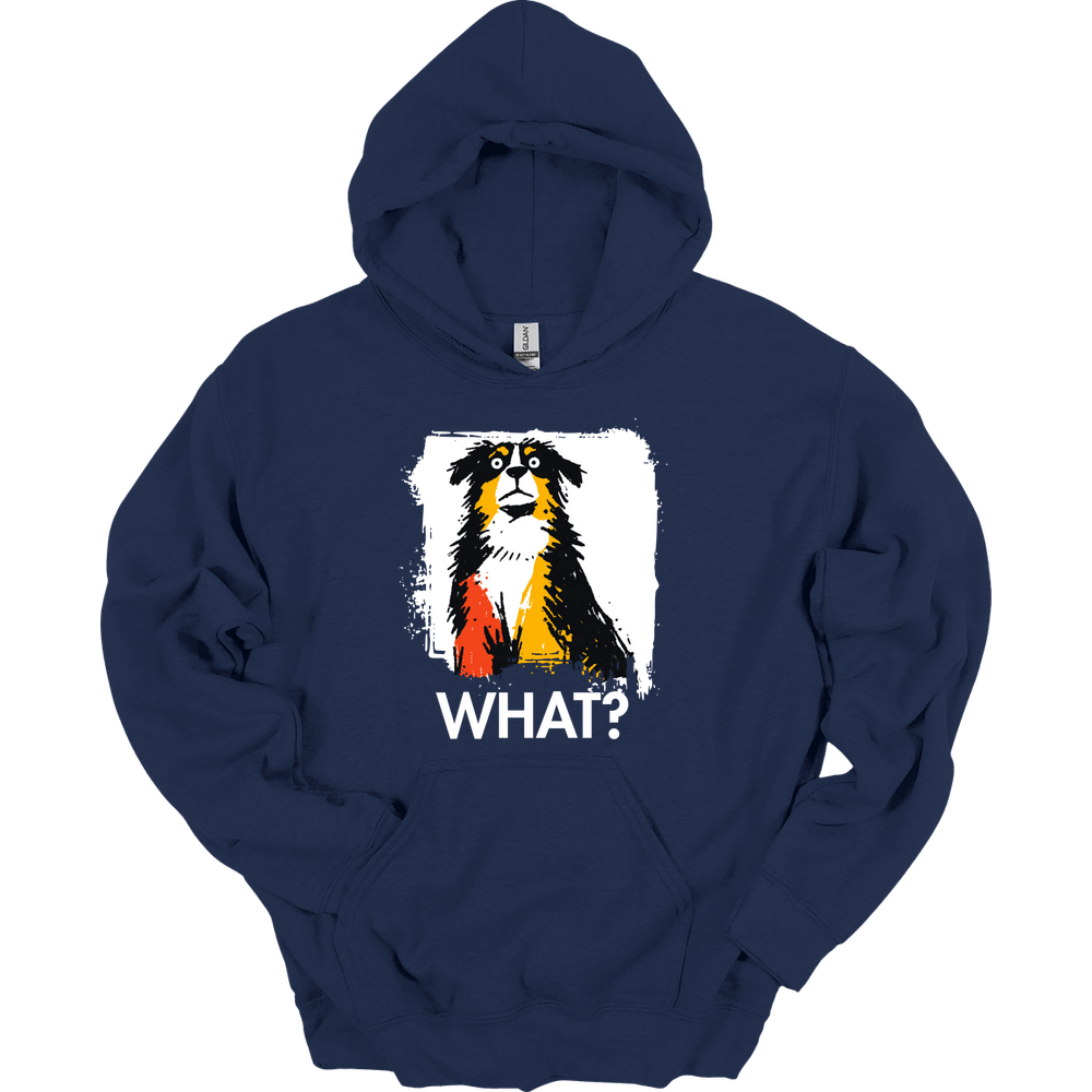 Bernese Mountain Dog - What Dog Hoodie - Navy